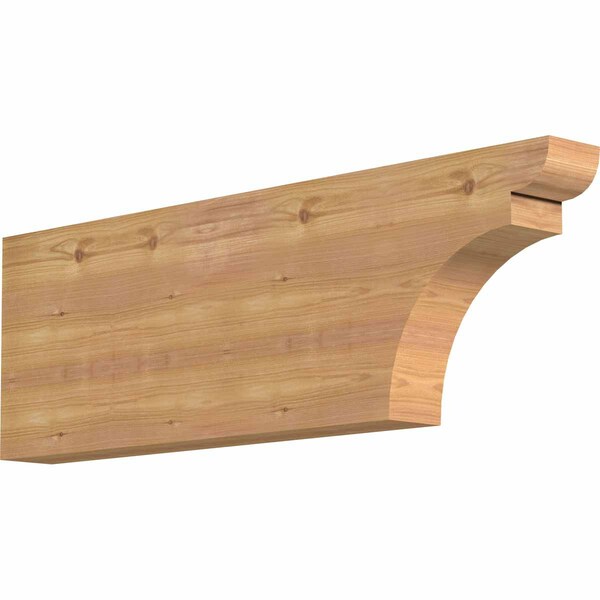 Ekena Millwork Yorktown Smooth Rafter Tail, Western Red Cedar, 3 1/2"W x 12"H x 36"L RFT04X12X36YOR00SWR - main